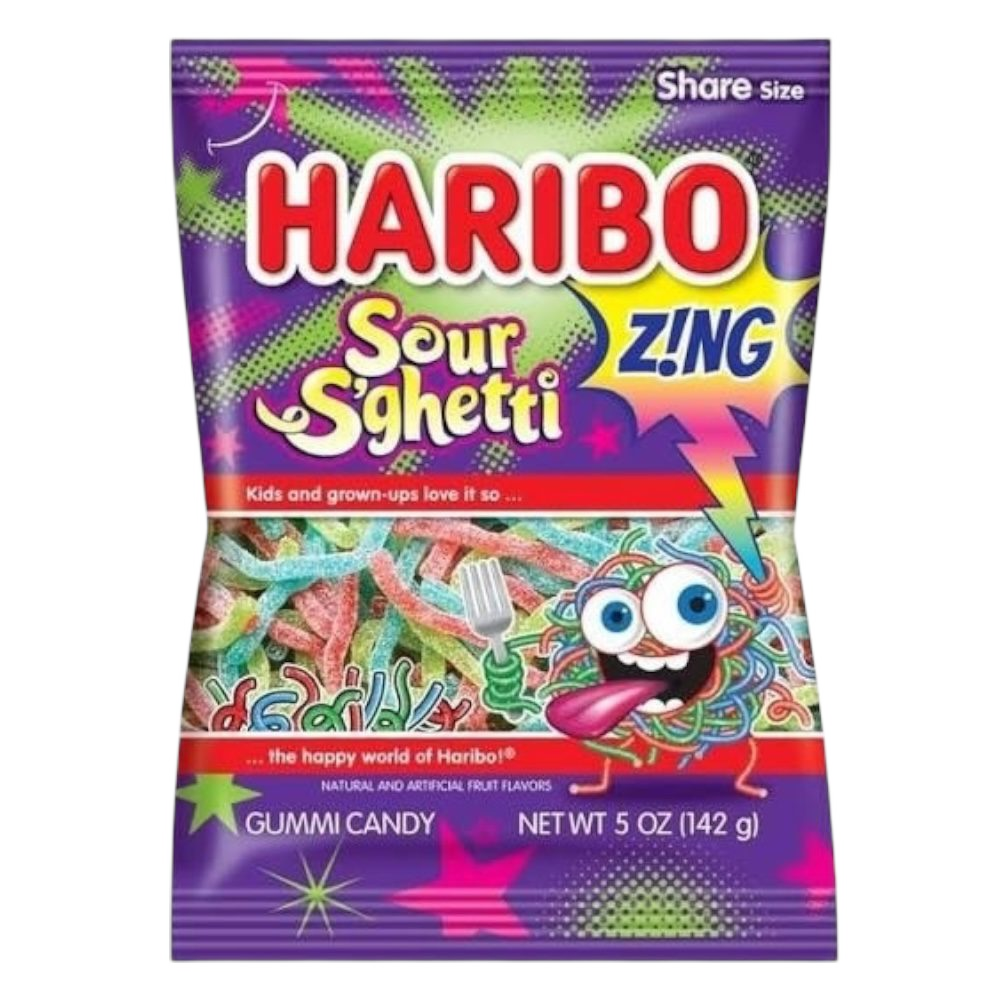 Haribo Zing Sour S'ghetti - USA