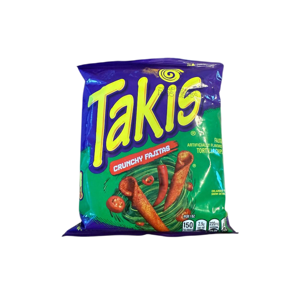 Takis Crunchy Fajita Tortilla chips USA