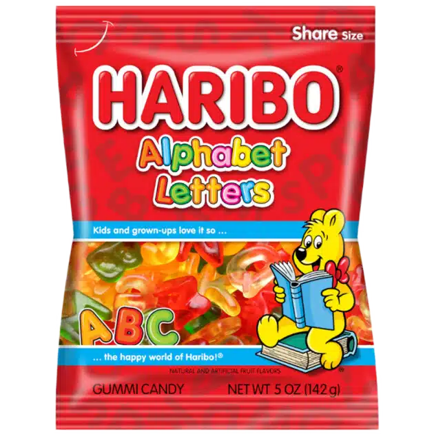 Haribo Alphabet Letters - USA