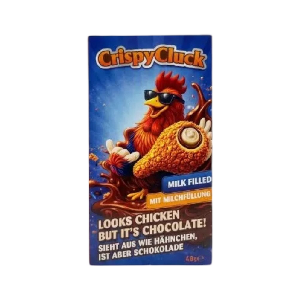 Crispy Cluck Milk Chocolate Chicken!