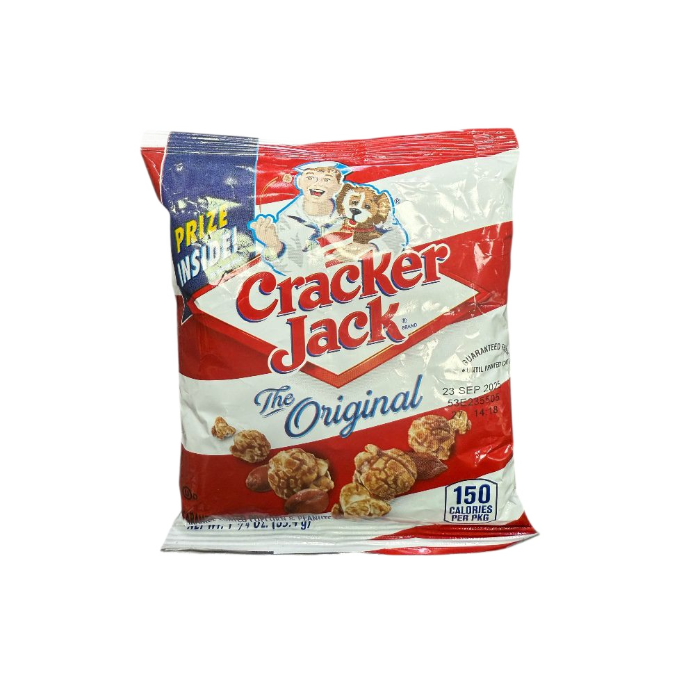 Cracker Jack caramel coated peanuts and popcorn - USA