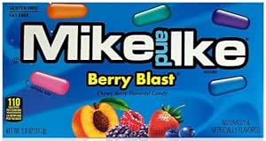 Mike & Ike Berry Blast Chewy Candy - USA