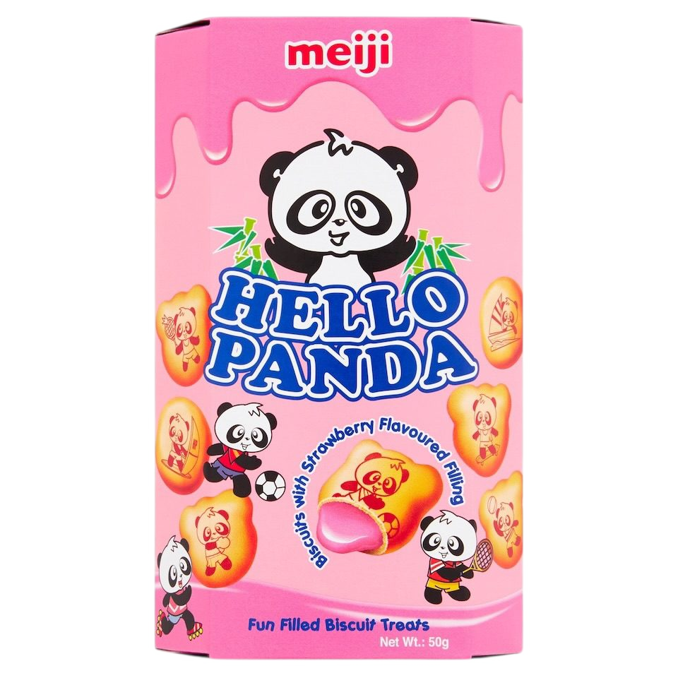 Hello Panda Strawberry Filled Biscuits - Japan