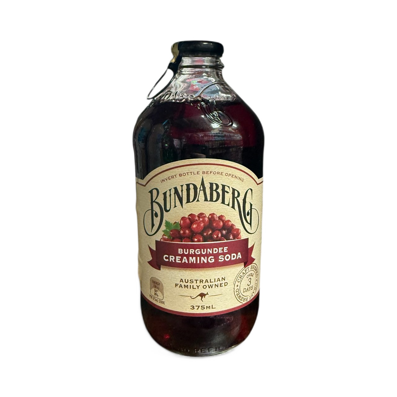 BundAberg Burgundee Creaming Soda - Australia