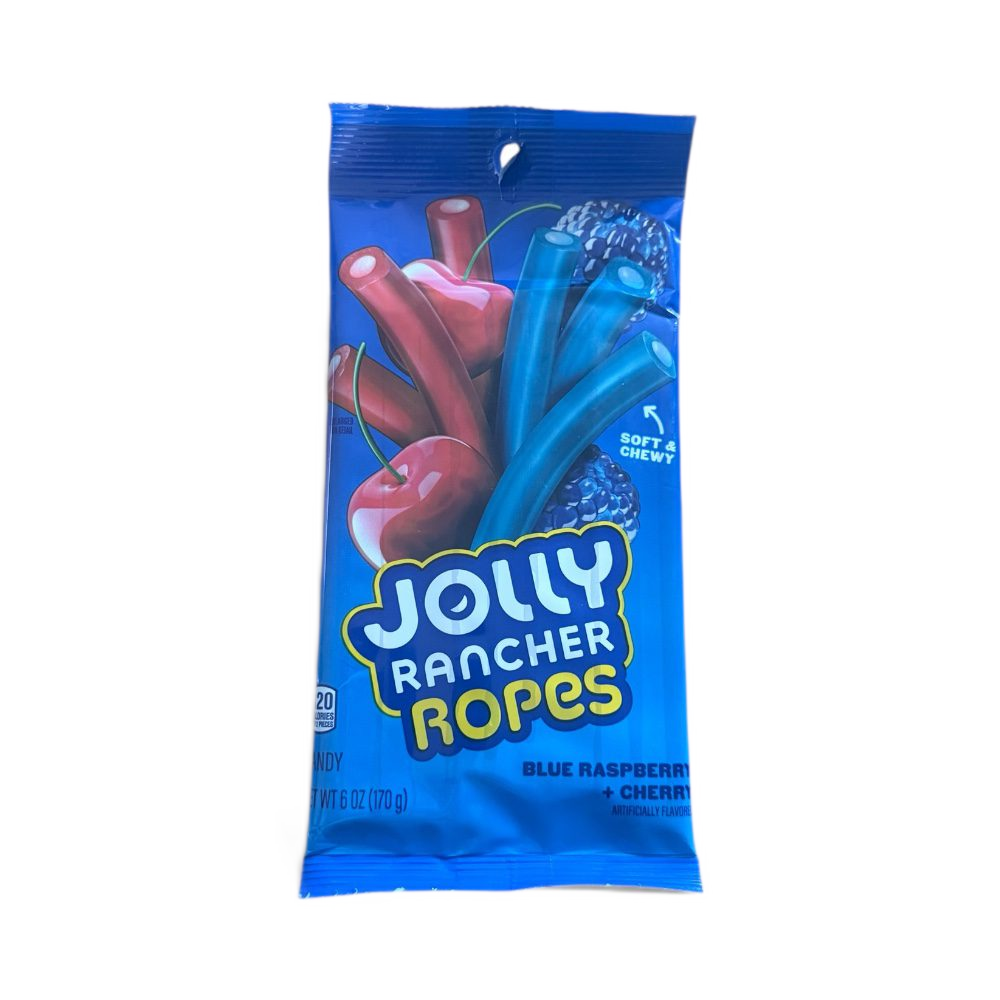Jolly Rancher Ropes - Blueberry Raspberry & Cherry - USA