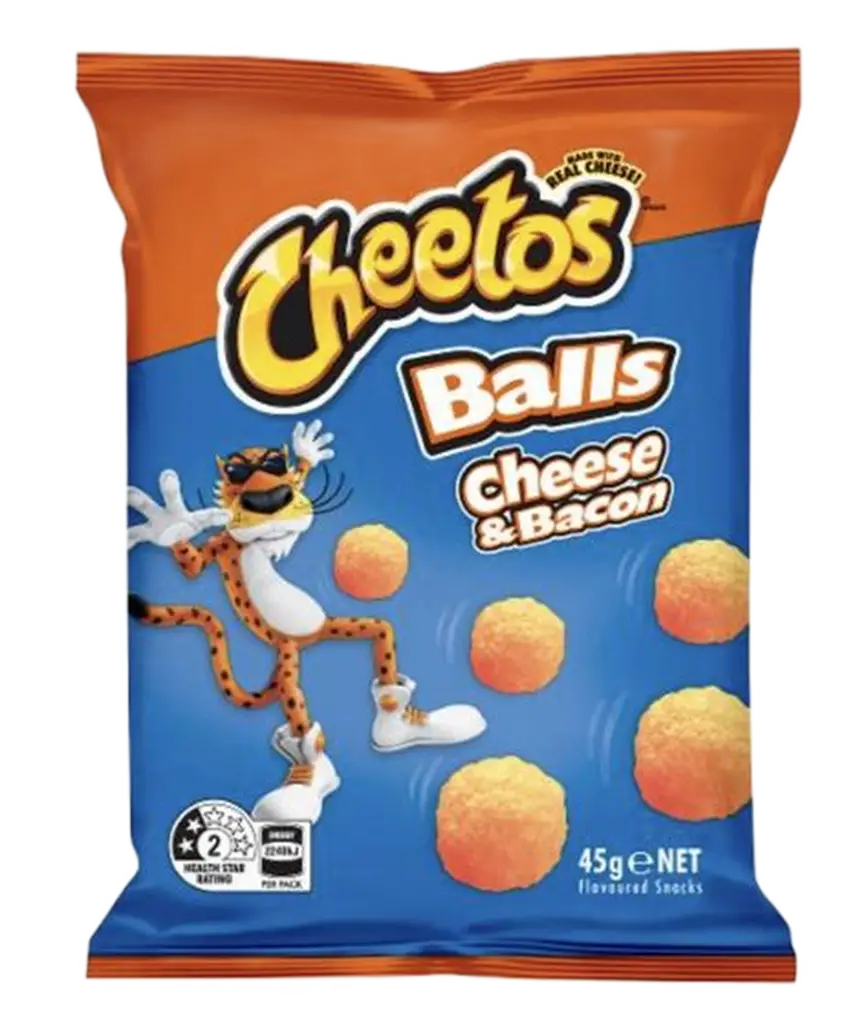 Cheetos Balls Cheese & Bacon Snack - Australia