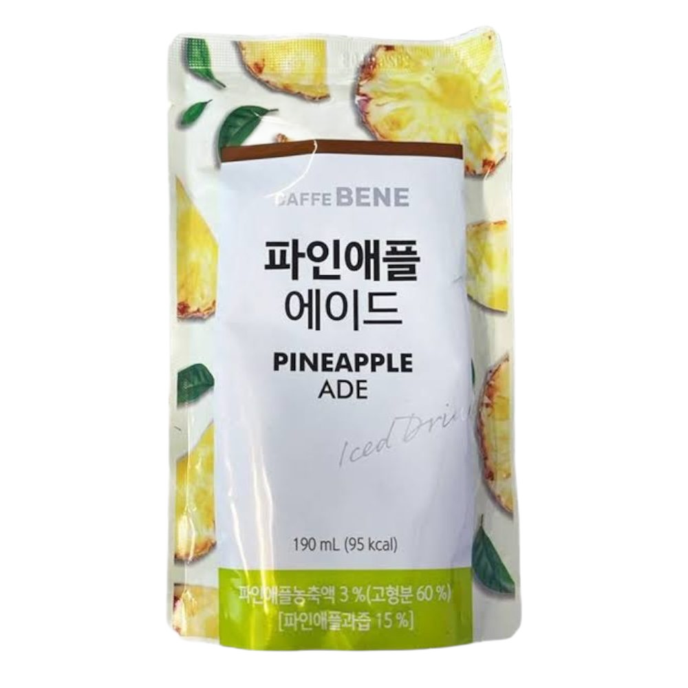 Caffe Bene Pineapple Ade - korea