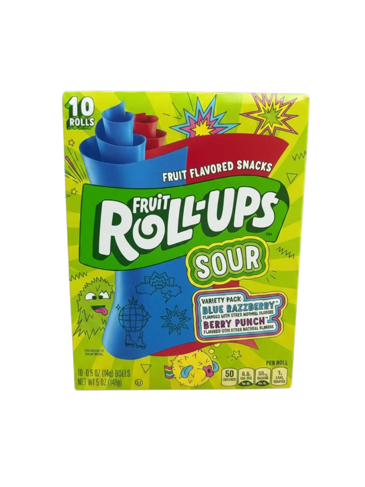 Fruit Roll Ups Sour Variety Pack - USA