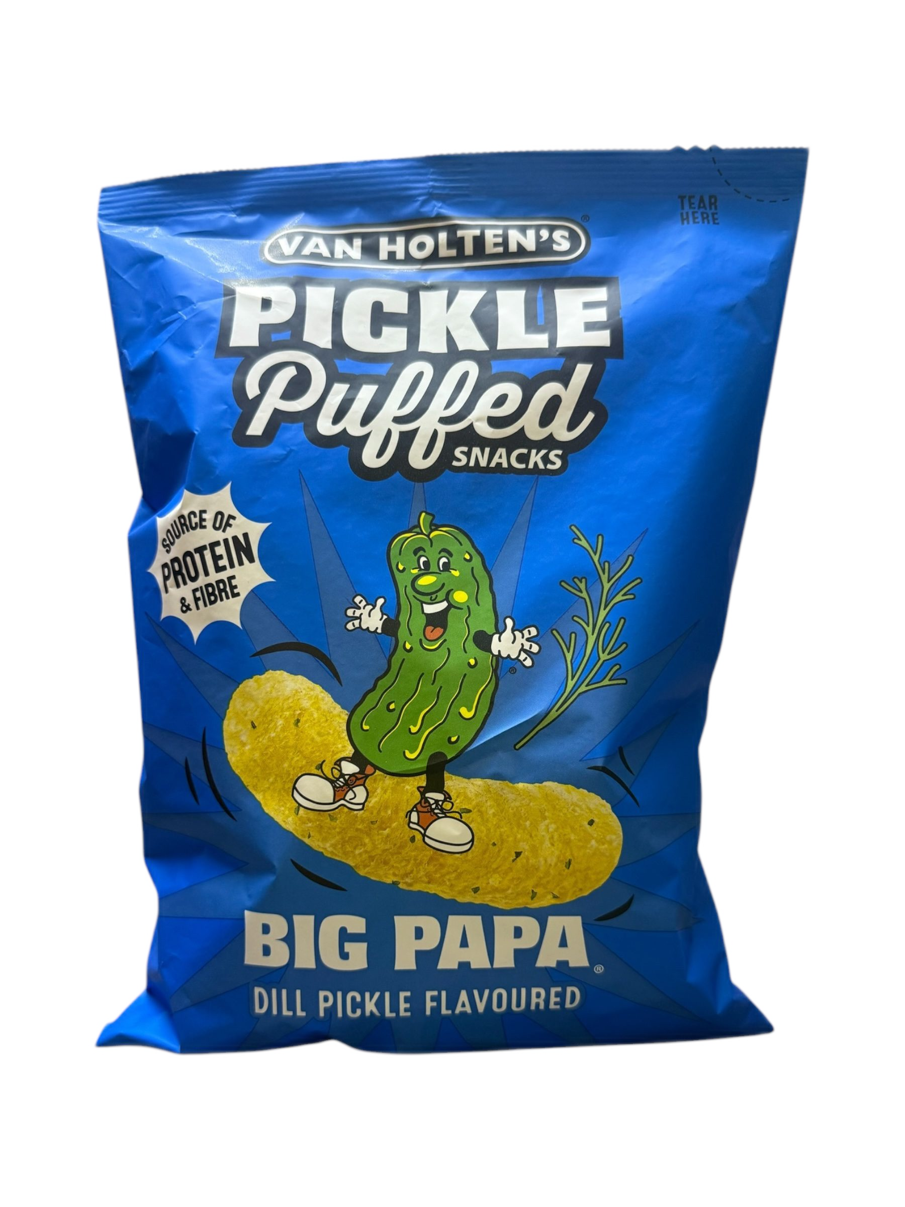 Van Holten's Pickle Puffed Snacks Big Papa Dill Flavour - USA