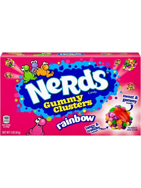 Nerds - Rainbow Gummy Clusters Theatre Box - USA
