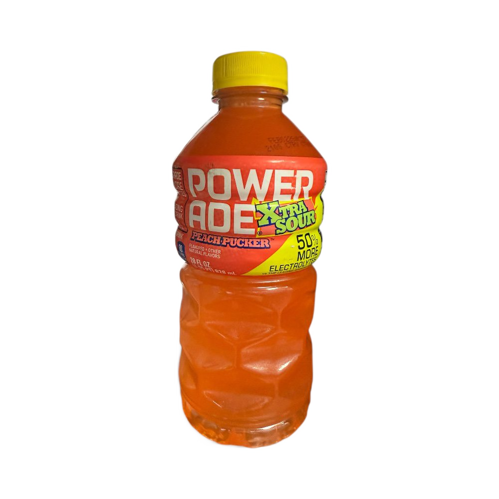 Powerade Peach Pucker Extra Sour - USA