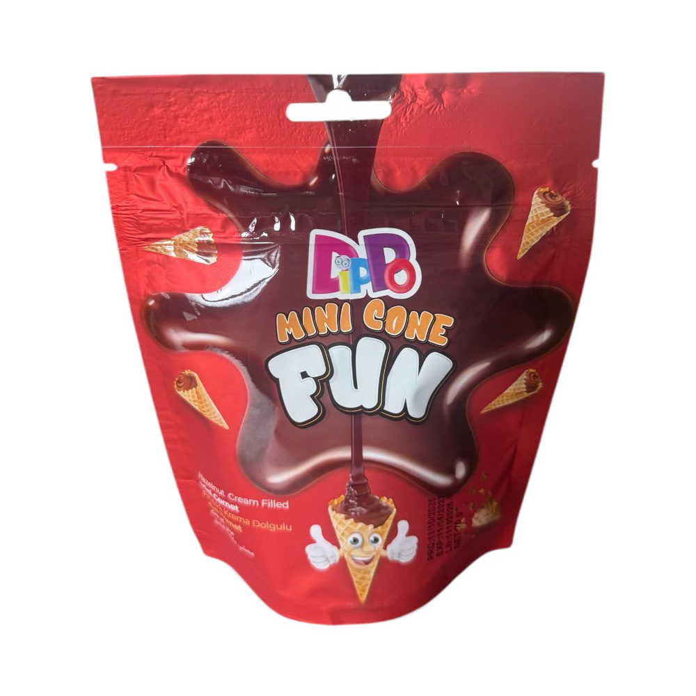 Dippo Filled Cone Fun Hazelnut Cream - Greece