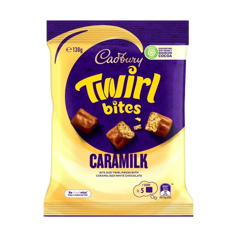 Cadbury's Twirl Bites Caramilk - Australia 