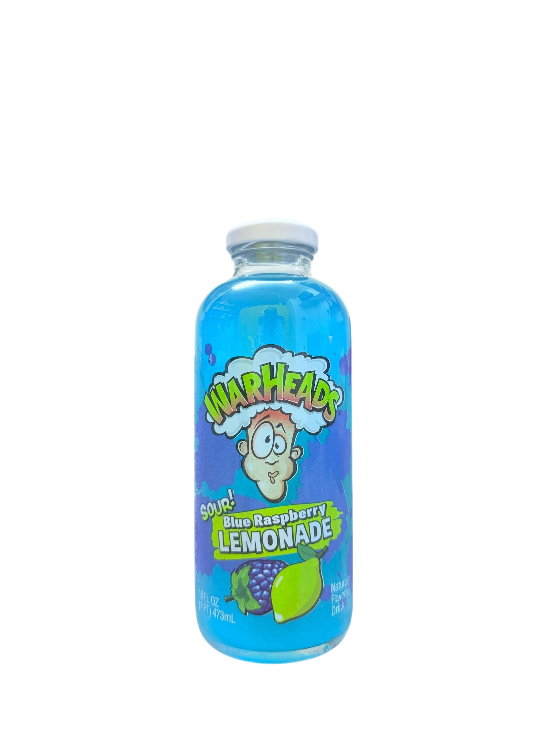 WarHeads Sour Blue Raspberry Lemonade Juice - USA
